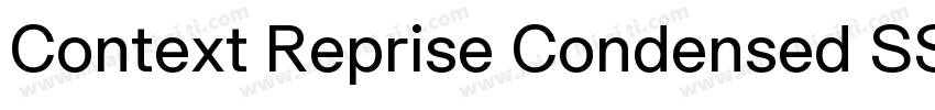 Context Reprise Condensed SSi Bold字体转换